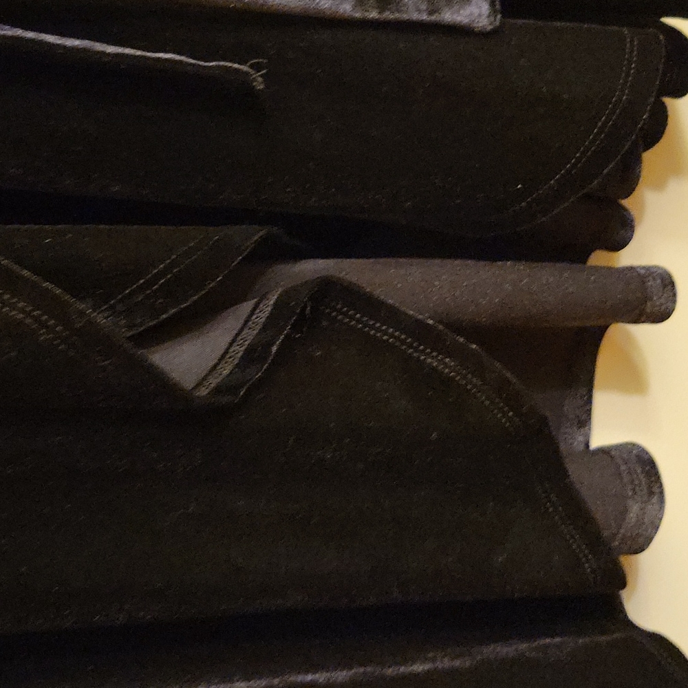 Forever 21 mini party or semiformal wrap black velveteen dress Short Sleeve - Picture 6 of 9